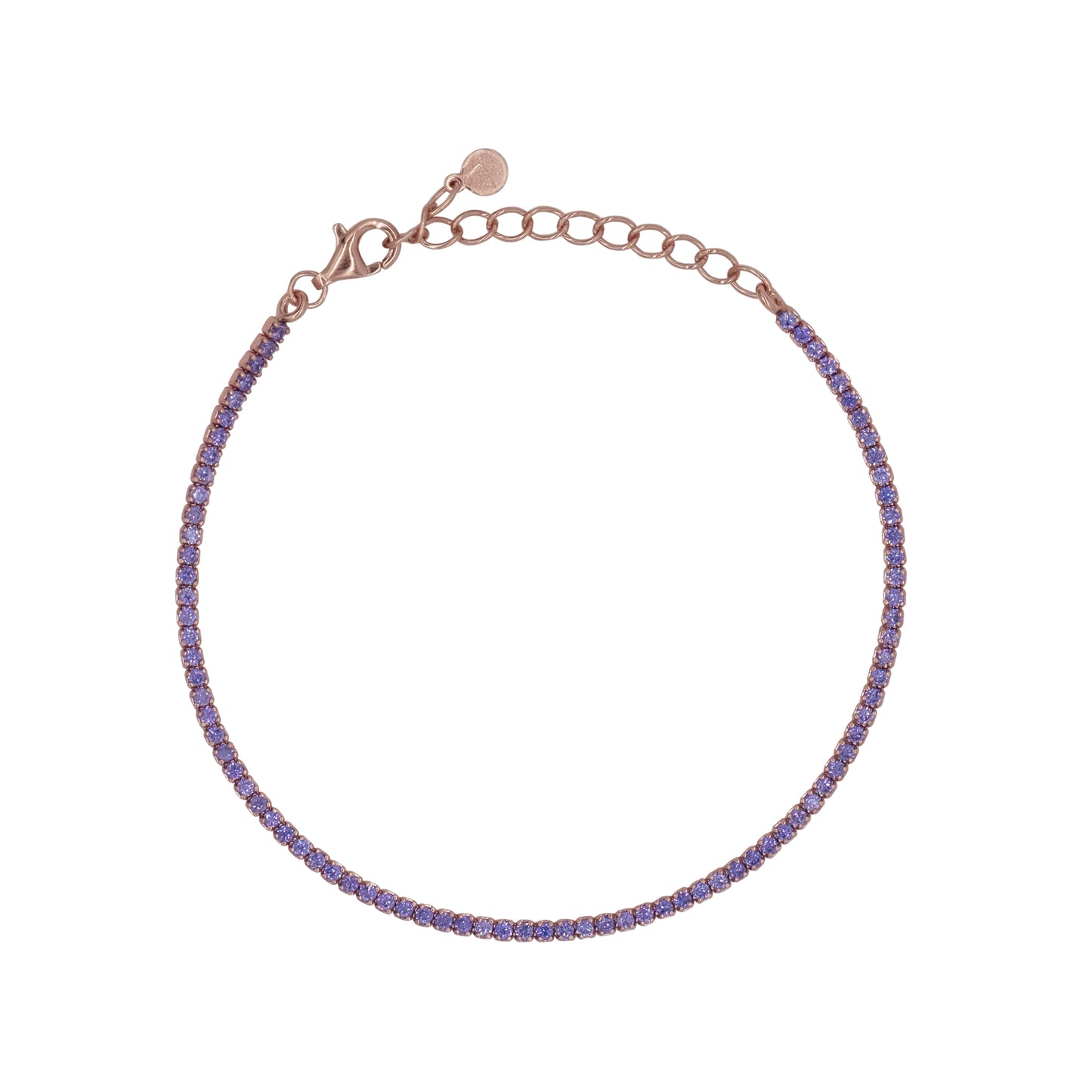 Bracciale Dilvdò Tennis Rosè Violet