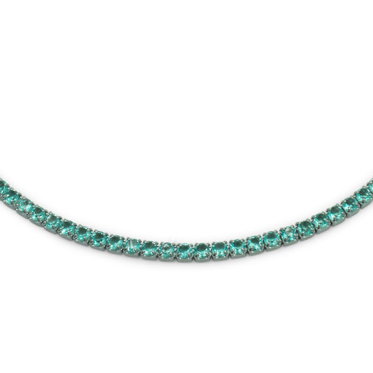 Chocker Dilvdò Tennis Silver Paraiba