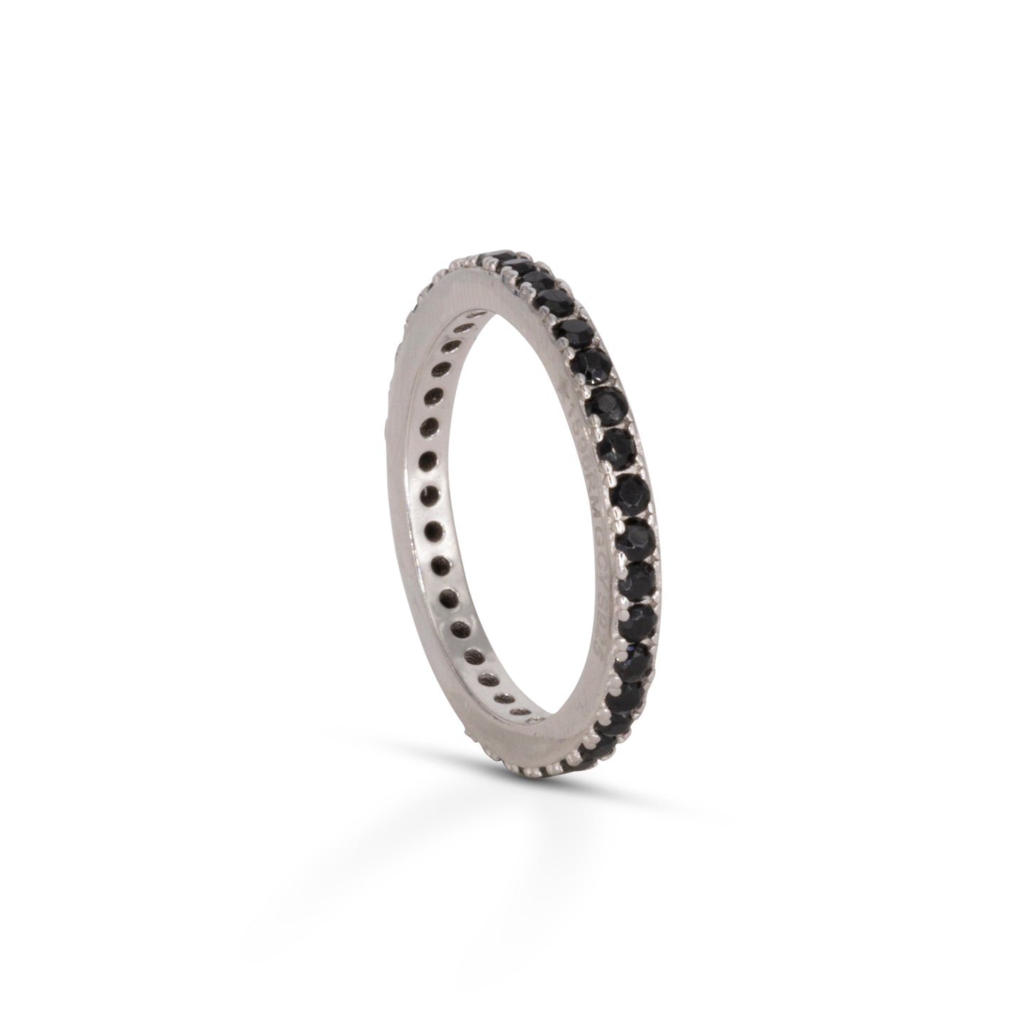 Eternity Ring Dilvdò Silver Black