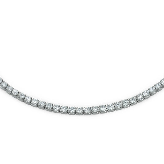 Chocker Dilvdò Tennis Silver White