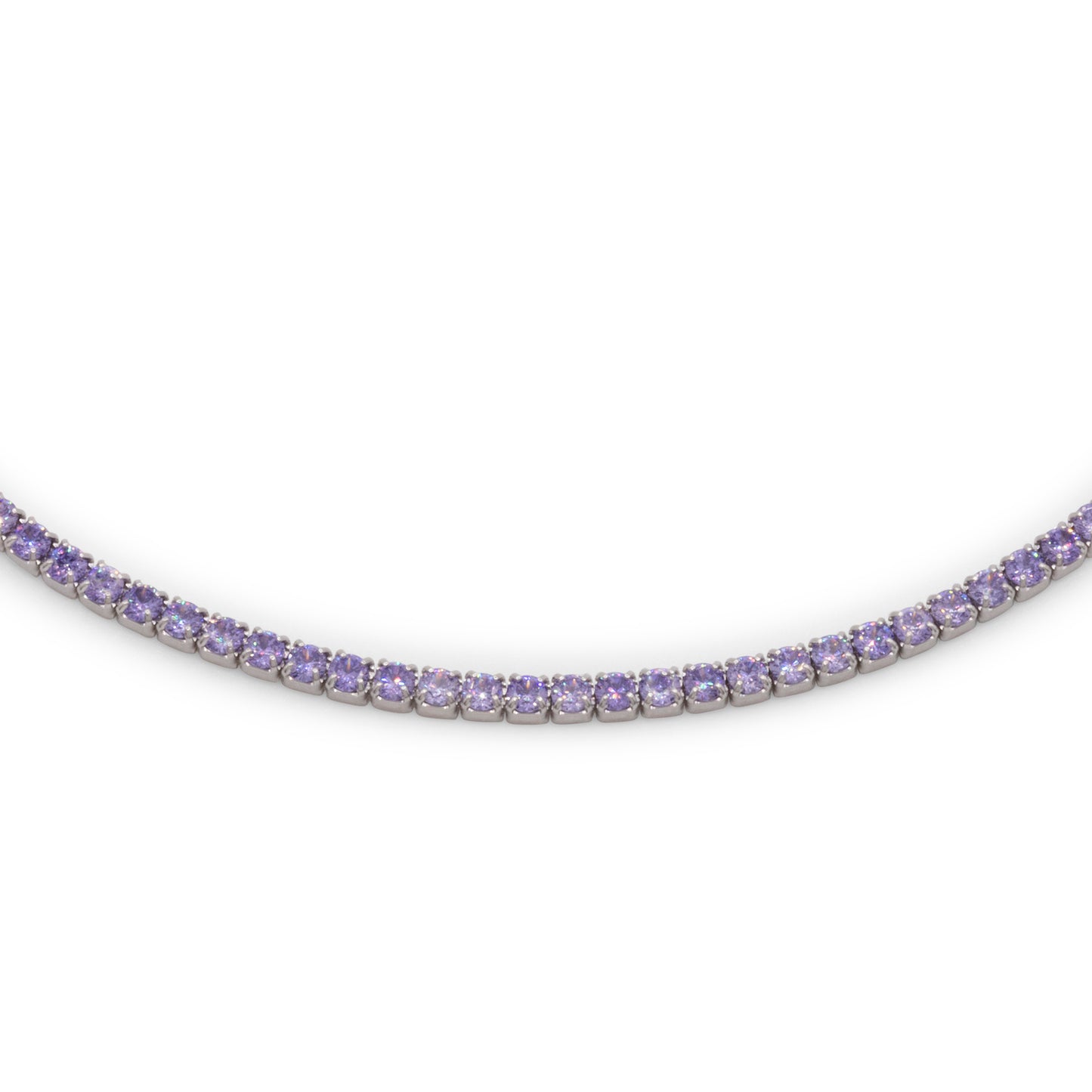 Chocker Dilvdò Tennis Silver Lilac