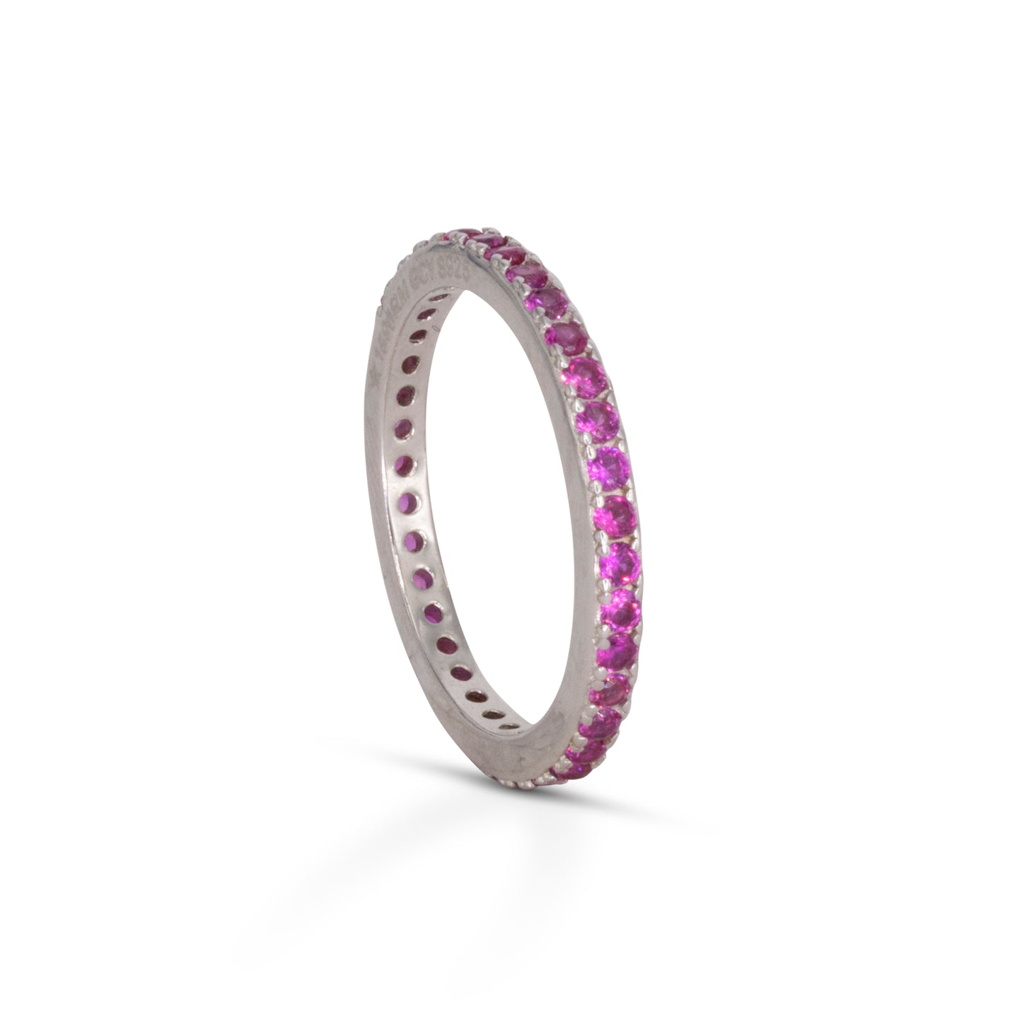 Eternity Ring Dilvdò Silver Ruby