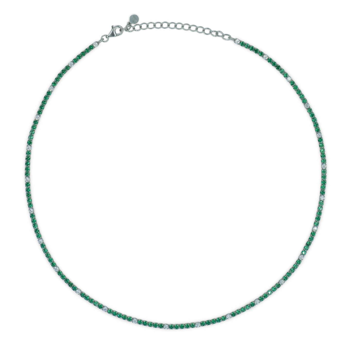 Chocker Dilvdò Tennis Silver Green & White