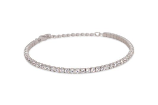 Bracciale Dilvdò Tennis Silver White