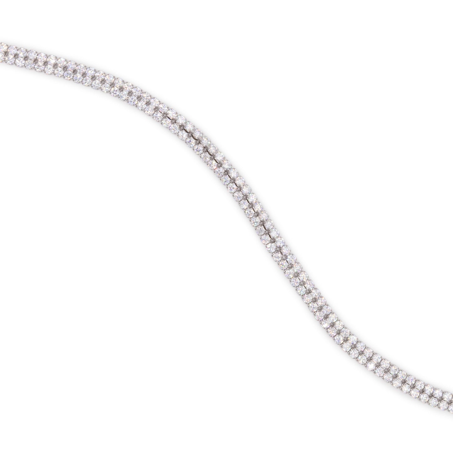 Bracciale Dilvdò Double Tennis Silver Pink