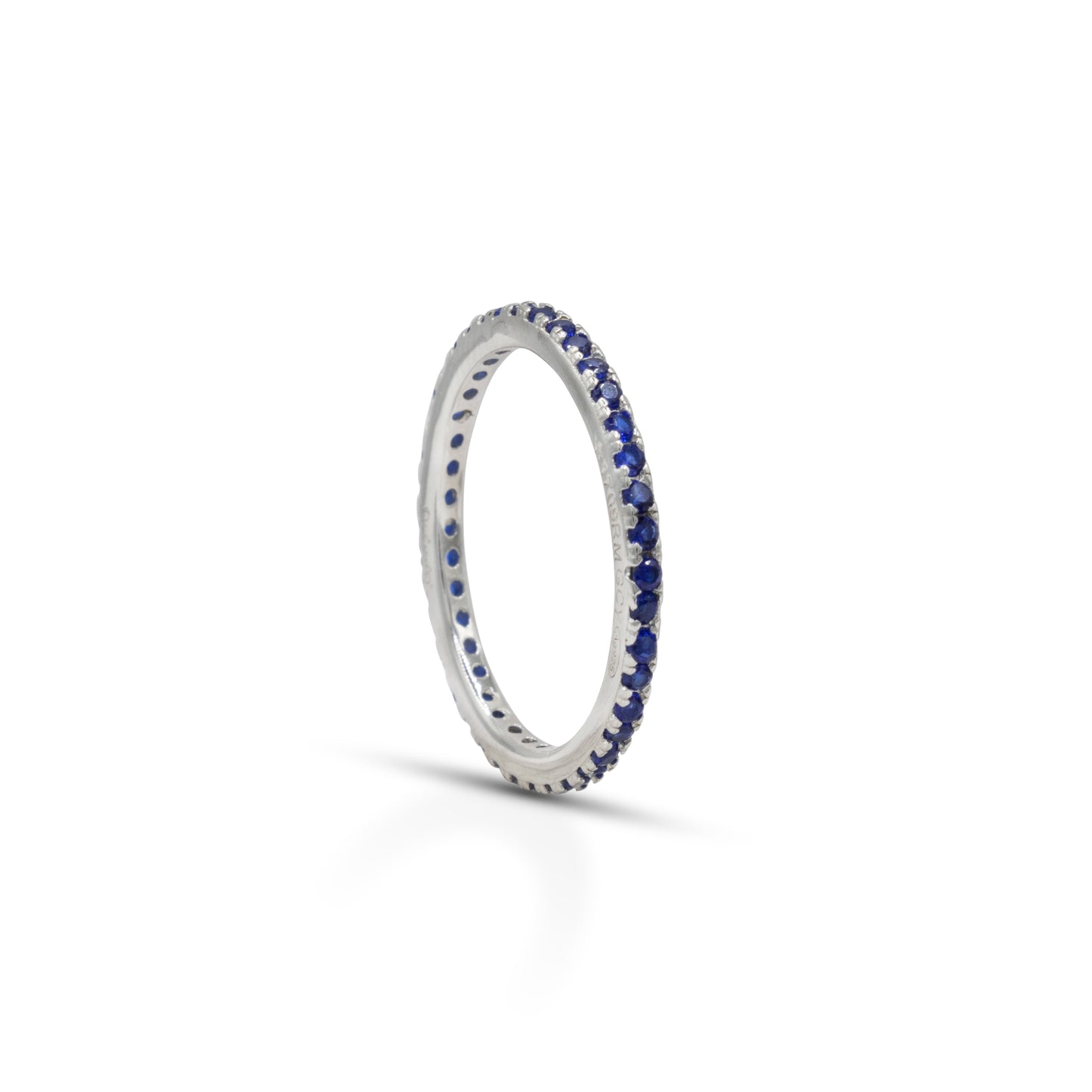 Eternity Ring Dilvdò Silver Blue Slim