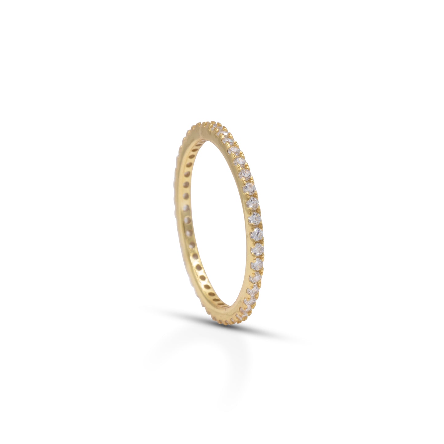 Eternity Ring Dilvdò Gold White Slim