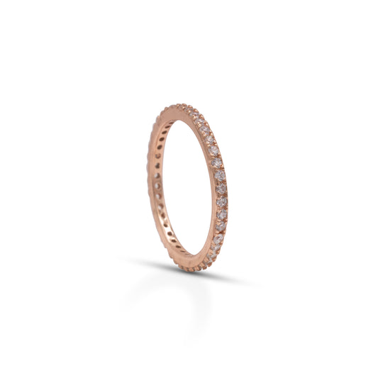 Eternity Ring Dilvdò Rosè White Slim